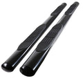 4 INCH OVAL BLACK SIDE STEP BARS