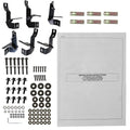 4 INCH OVAL BLACK SIDE STEP BARS