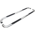 3 INCH ROUND STAINLESS FINISH SIDE