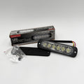 LIGHT,STROBE,4-3/8IN,6-LED,CLEAR