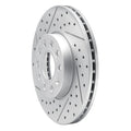 R1 05-25 Audi Q2 (Mexico) Front Left Drilled & Slotted Geo-Carbon Rotor