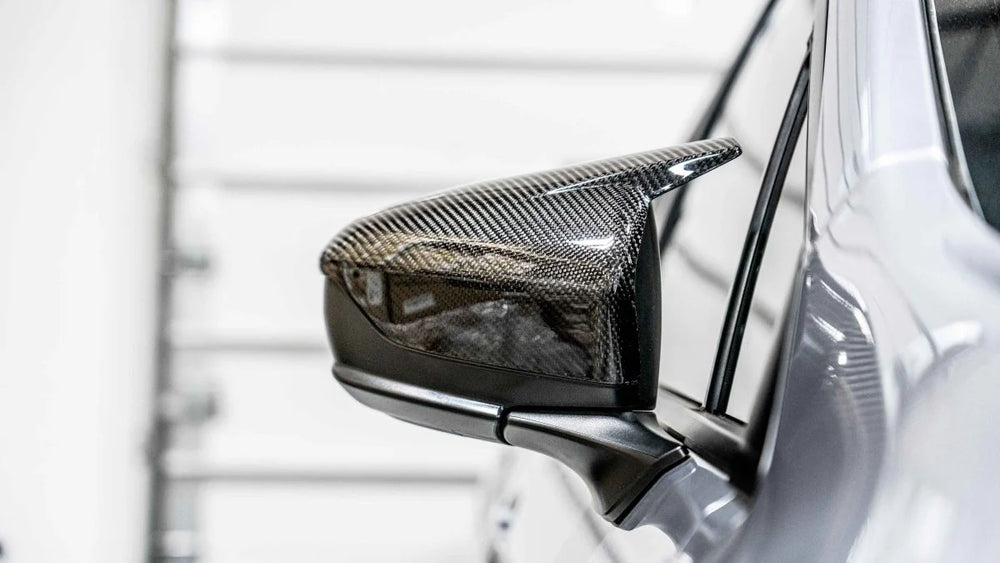 Carbon Fiber Mirror Caps - 14-18 Forester 13-14 Crosstrek 12-14 Impreza and 12-13 OutbackCarbon Fiber NO light cut out