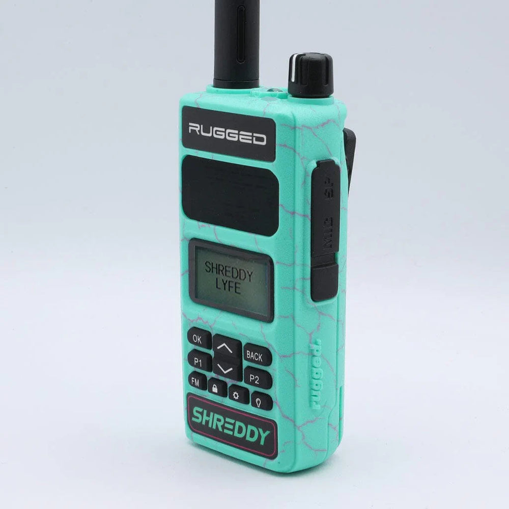 Rugged Radios red auto part