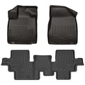 1320 PATHFINDER FRONT & 2ND ROW WEATHERBEATER FLOOR LINER BLACK