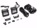 Go Rhino Xplor Bright Series Cube LED Flood Light Kit (Surface/Threaded Stud Mount) 3x3 - Blk (Pair)