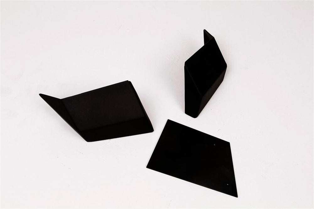 0810 F450/F550 BUMPER EXTENSION CAPS MATTE BLACK