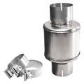 Corsa 304 Stainless Steel 2.75in Pro Series Packed Resonator (Slip Fit) (2-3DB) w/ 2 Clamps