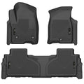 Weatherbeater Front & 2nd Seat Floor Liners (Footwell Coverage) For 2021-2025 Escalade ESV, Suburban, Tahoe, Yukon XL Husky Liners