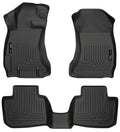 Weatherbeater Front & 2nd Seat Floor Liners For 2012-2021 Impreza, XV Crosstrek, WRX STI, Crosstrek Husky Liners