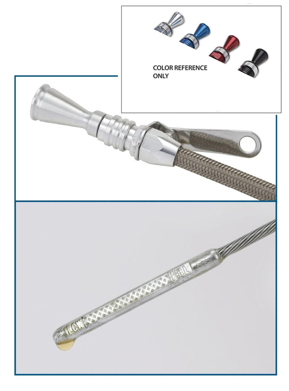 ANCHORTIGHT LOCKING FLEXIBLE ENGINE DIPSTICK LS SERIESTRUCK 1999 & UP WITH DOU