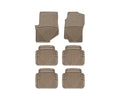 WeatherTech Tan Front Rear and Rear All-Weather Floor Mats Fits -20-08 Chevrolet GMC Isuzu W32TNW50TNW50TN