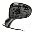 LH MIRROR OUTSIDE REAR VIEW POWER; HEATED; W/COVER; PTM TOYOTA PRIUS V 20122013