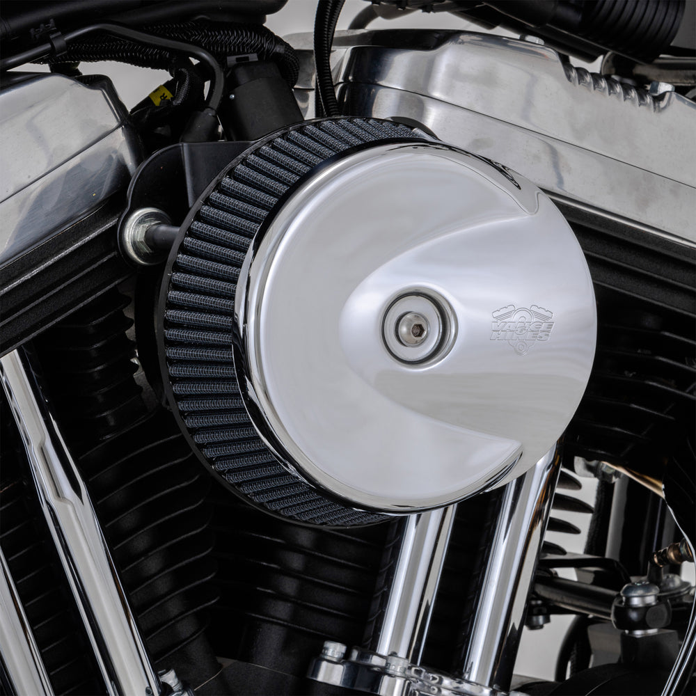 Vance & Hines Skullcap Stingray Ac Intake Cover Chrome