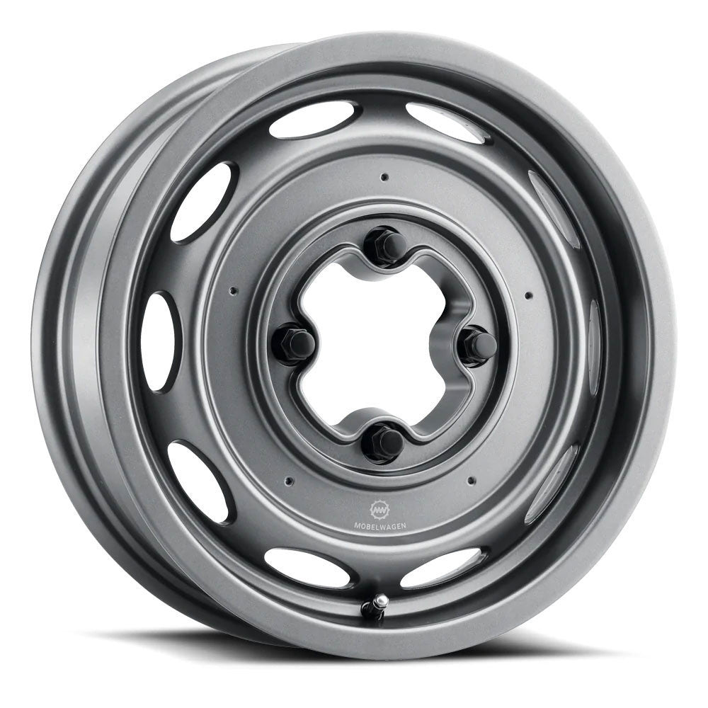 MOBELWAGEN MW STAHL BLACK NPS 16X7 5X112 +30MM