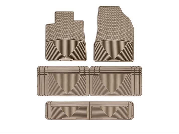 WeatherTech Tan Front Rear and Rear All-Weather Floor Mats Fits -20-11 Buick Chevrolet GMC Saturn W68TNW25TNW60TN