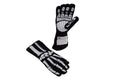Double Layer White Skeleton Gloves Large