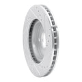 DFC 95-04 Ford Contour Front Left Drilled & Slotted Silver Brake Rotor