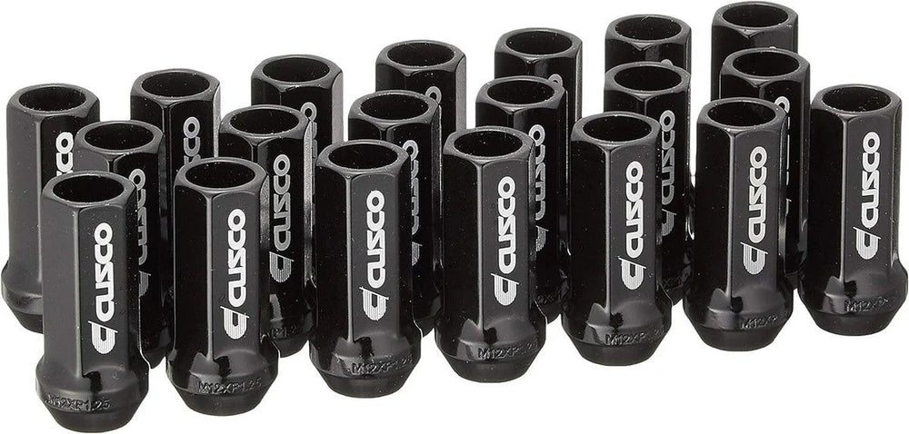 Cusco Wheel Lug Nut Set - M12 x P1.25mm - Black (20pcs)
