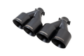 11C SUBARU WRX/STI MATTE BLACK TIPS 2.5IN TO 4IN QUAD OUTLETS