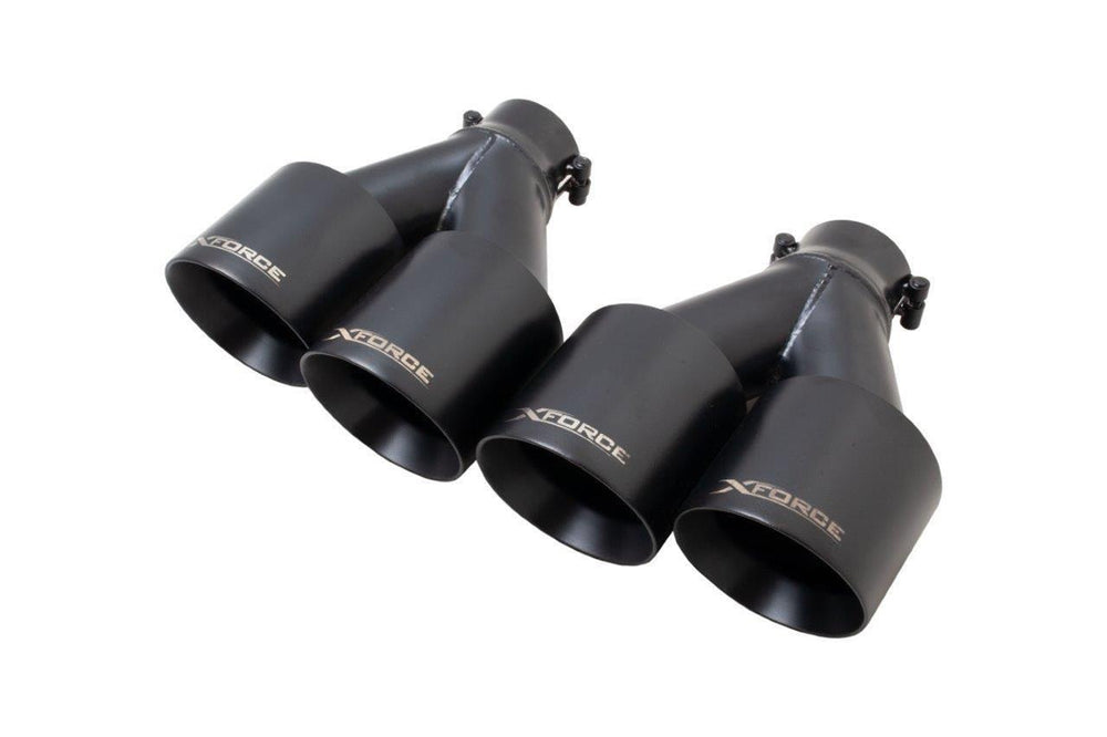 11C SUBARU WRX/STI MATTE BLACK TIPS 2.5IN TO 4IN QUAD OUTLETS