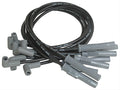 Black Super Conductor Ford 302, 351W, Hei For Use On Ford Small-Block Engines With 302-351W, Hei Boots, Black Jacket MSD Ignition