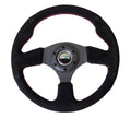 NRG Reinforced Steering Wheel (320mm) Suede w/Black Stitch