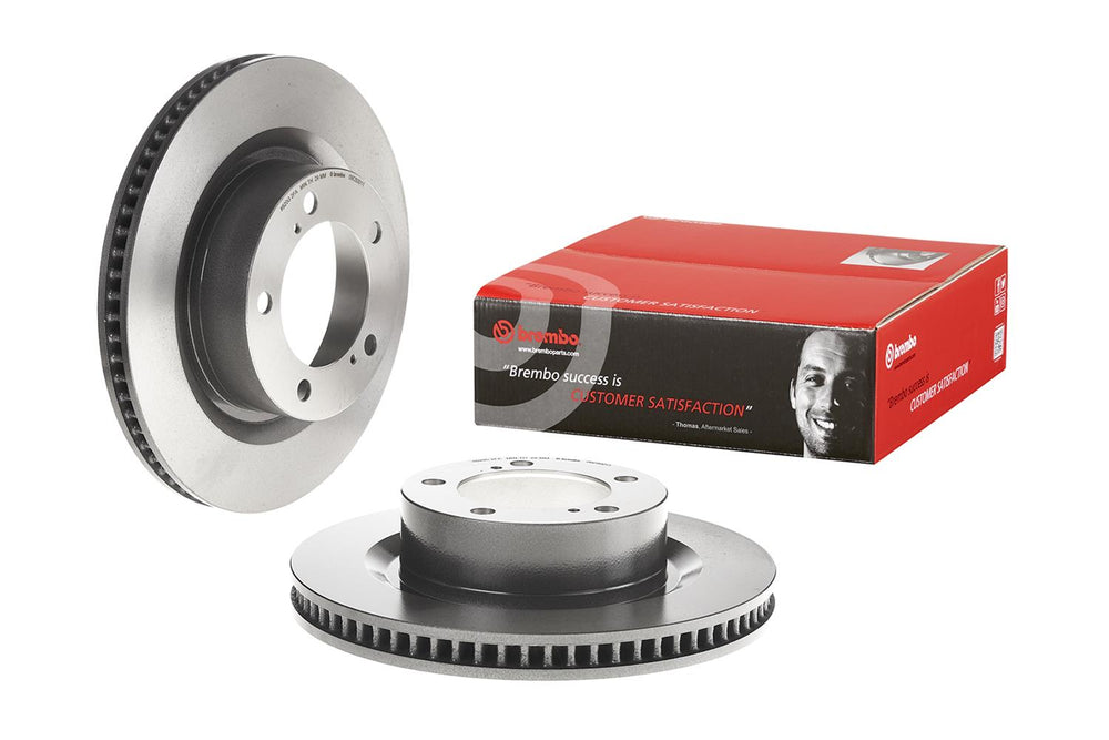 Brembo 08-22 Toyota Sequoia/07-19/21-22 Tundra Front Premium UV Coated OE Equivalent Rotor