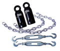 CAMPER TIEDOWNS ACCESSORY TURNBUCKLE BASIC SPRINGLOADED KIT; PAIR