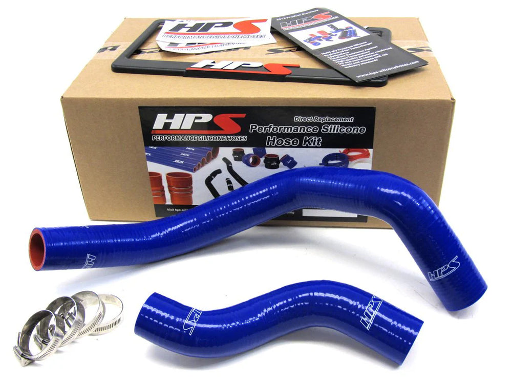 HPS Performance Black Reinforced Silicone Radiator Hose Kit Coolant for Nissan 89-98 240SX w/ SR20DET