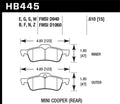 Hawk 02-04 Honda Civic Si / 99-08 Acura TL DTC-30 Race Rear Brake Pads