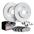 DFC 09-17 Honda Fit Front Geospec Rotors w/4000 HybriDynamic Brake Pads w/Hardware