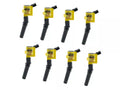 8 Pack Of Ignition Coil-On-Plug Style Ignition Coils Are Direct Plug Replacements For OEM Coils Black ACCEL