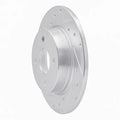 DFC 18-22 Ford EcoSport Rear Left Drilled & Slotted Silver Brake Rotor
