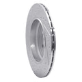 DFC 10-13 Land Rover Range Rover Sport Rear Right Drilled & Slotted Silver Brake Rotor
