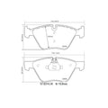 Brembo 03-13 BMW 120d HP2 Pads - Front