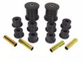 Suspension Leaf Spring Bushing Kit, Rear, Black; 84-01 Cherokee XJ