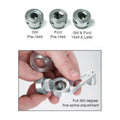 49-Up GM/Ford Window Cranks Chrome Pair