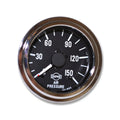 ~(0.7 lbs. 4X4X4)~ Gauge Mech Dual Air Psi 150# Chr