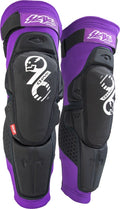 EVS Slayco96 Knee Guard Pair Purple/Black - Small/Medium