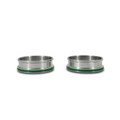 Vibrant Performance - 12557 - HD Clamp Stainless Weld Ferrules with O-Rings for 3.50 in. O.D. Tubing