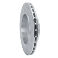 DFC 14-16 Maserati Ghibli Rear Left Drilled & Slotted Silver Brake Rotor