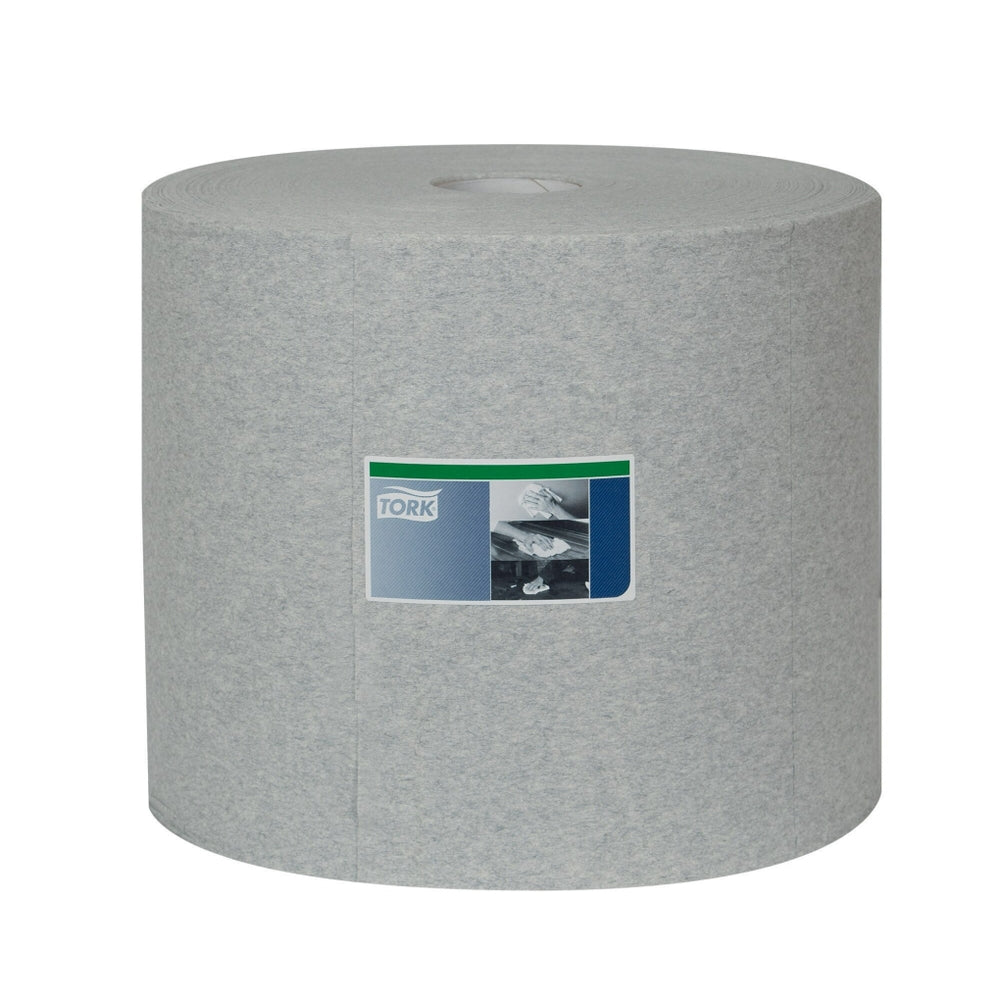 INDUSTRIAL CLEANING CLOTH GIANT ROLL 1PLY 12.6INX13.3IN SPUNLACE GRAY 1X1050