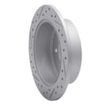 R1 07-10 Hyundai Elantra Rear Right Drilled & Slotted Geo-Carbon Rotor