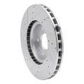 DFC 14-19 Chevrolet Corvette Front Right Drilled & Slotted Silver Brake Rotor