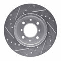 R1 18-23 Chevrolet AVEO (Mexico) Front Right Drilled & Slotted Silver Brake Rotor