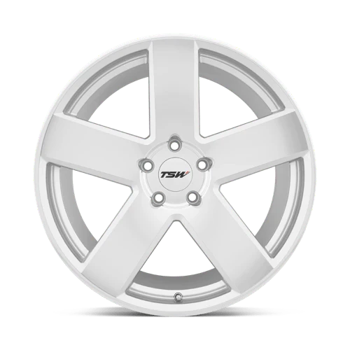 TSW Alloy Wheels silver auto part