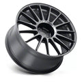 ~(29 lbs. 22X22X12)~ TSW PADDOCK 20x10.0 5/120 ET40 CB76.1 SEMI GLOSS BLACK W/MACHINED TINTED RING