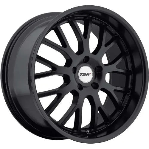 TSW Alloy Wheels black auto part
