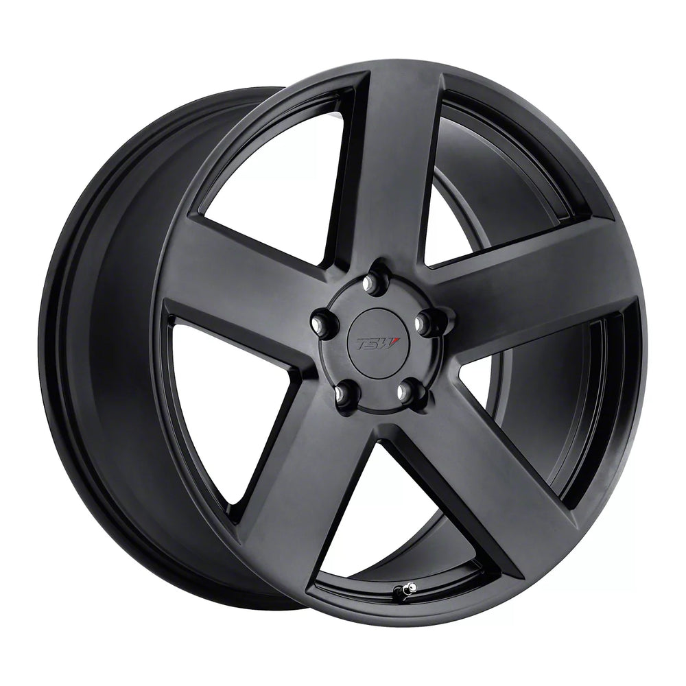 TSW Alloy Wheels black auto part