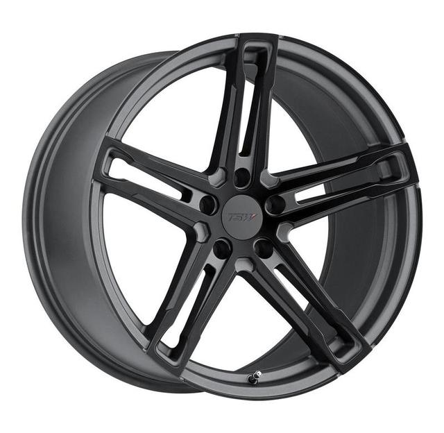 ~(30 lbs. 22X22X12)~ TSW MECHANICA 20x10.5 5/114.3 ET25 CB76.1 MATTE GUNMETAL W/MATTE BLACK FACE